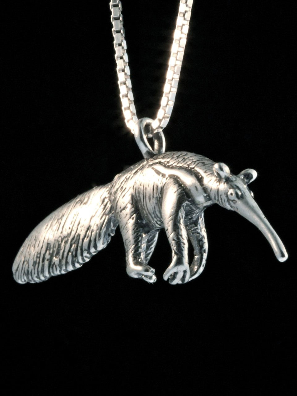 Giant Anteater Charm -Silver