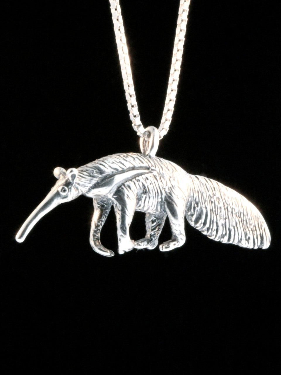 Giant Anteater Charm -Silver