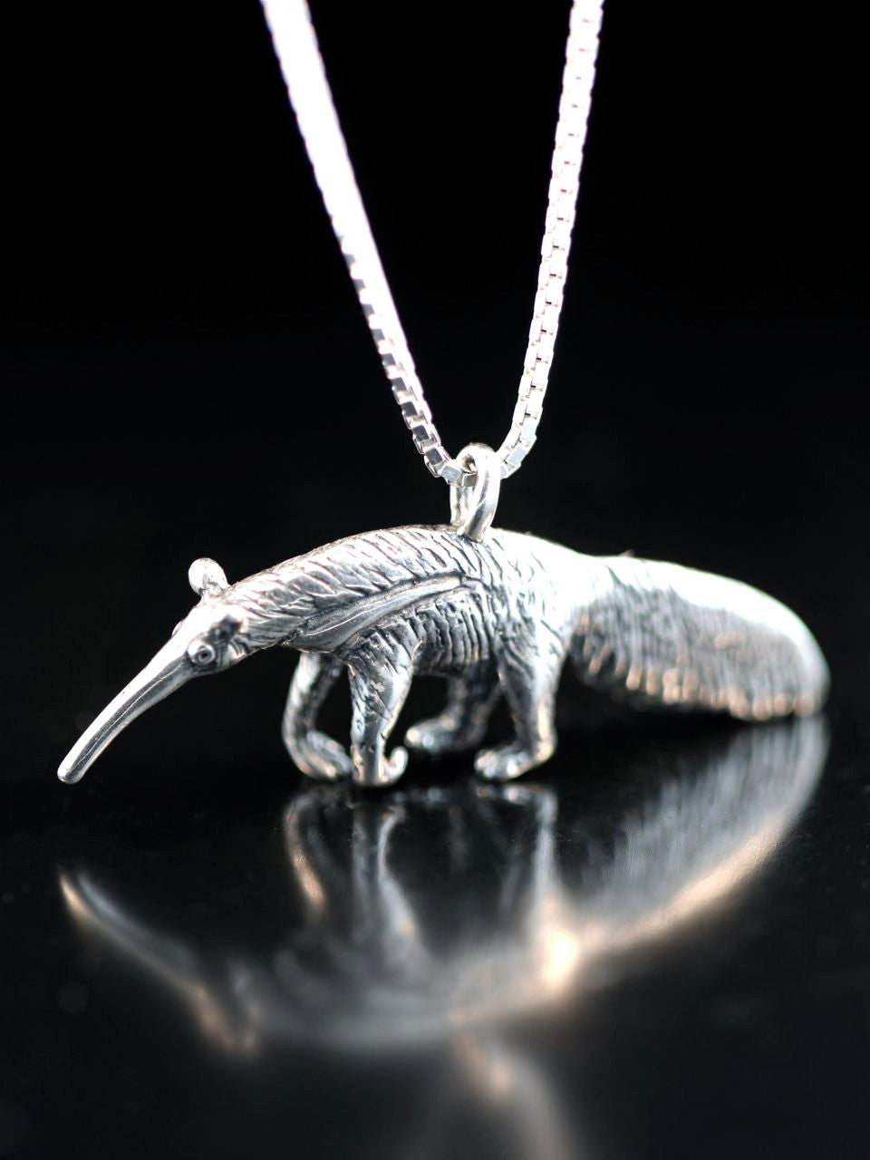 Giant Anteater Charm -Silver