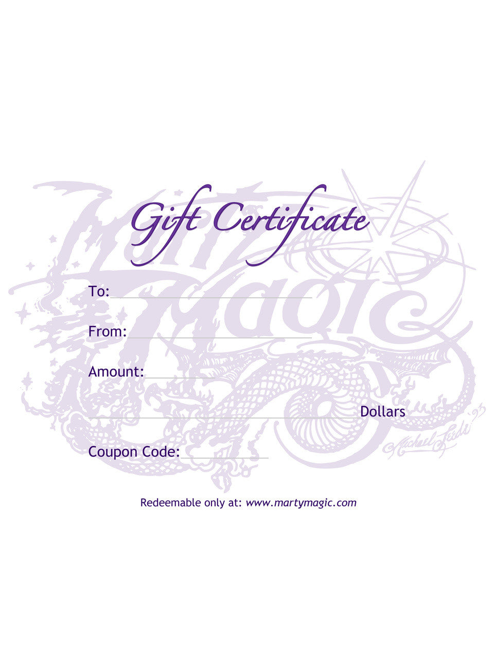 Jewelry Gift Certificate - $500