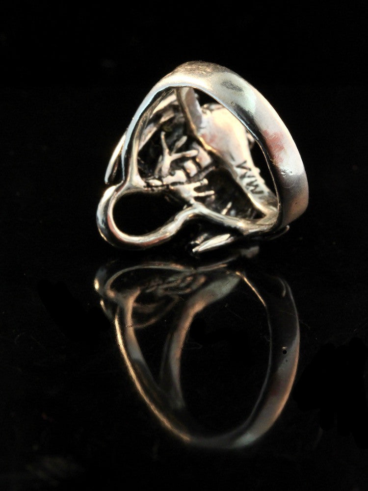 Glider Dragon Ring - Sterling Silver