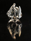 Glider Dragon Ring - Sterling Silver