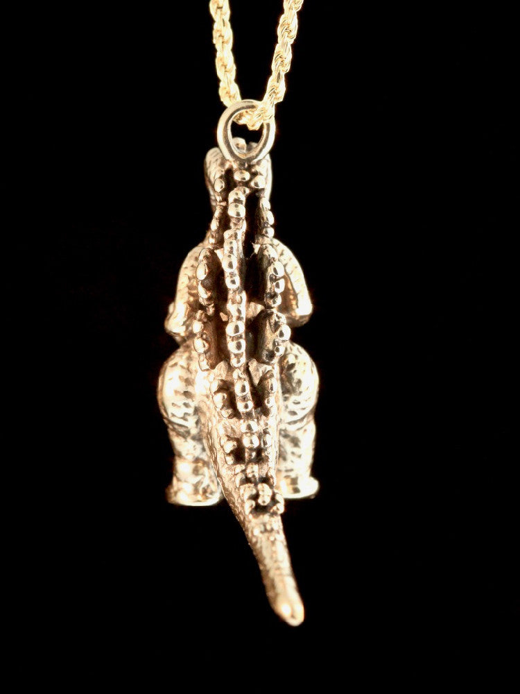 Godzilla Pendant in14K Gold