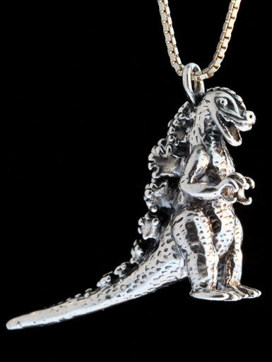 Kaiju Pendant - Sterling Silver