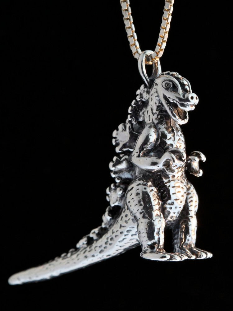 Kaiju Pendant - Sterling Silver