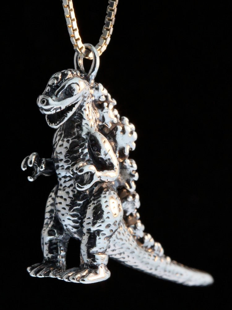 Kaiju Pendant - Sterling Silver