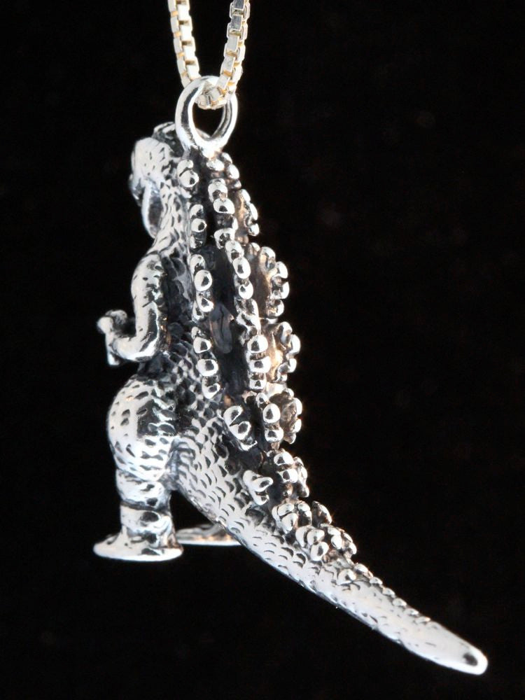 Kaiju Pendant - Sterling Silver