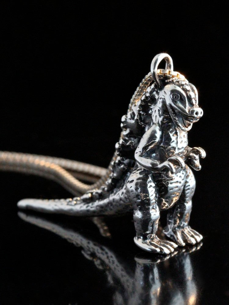 Kaiju Pendant - Sterling Silver