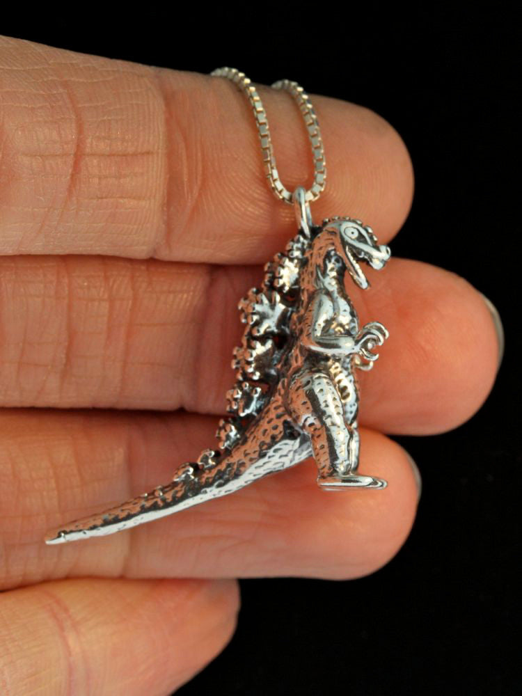Kaiju Pendant - Sterling Silver