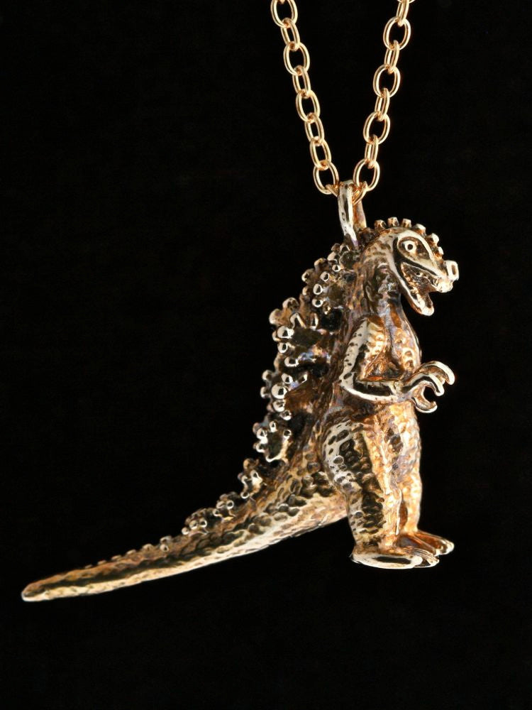 Bronze Godzilla Pendant