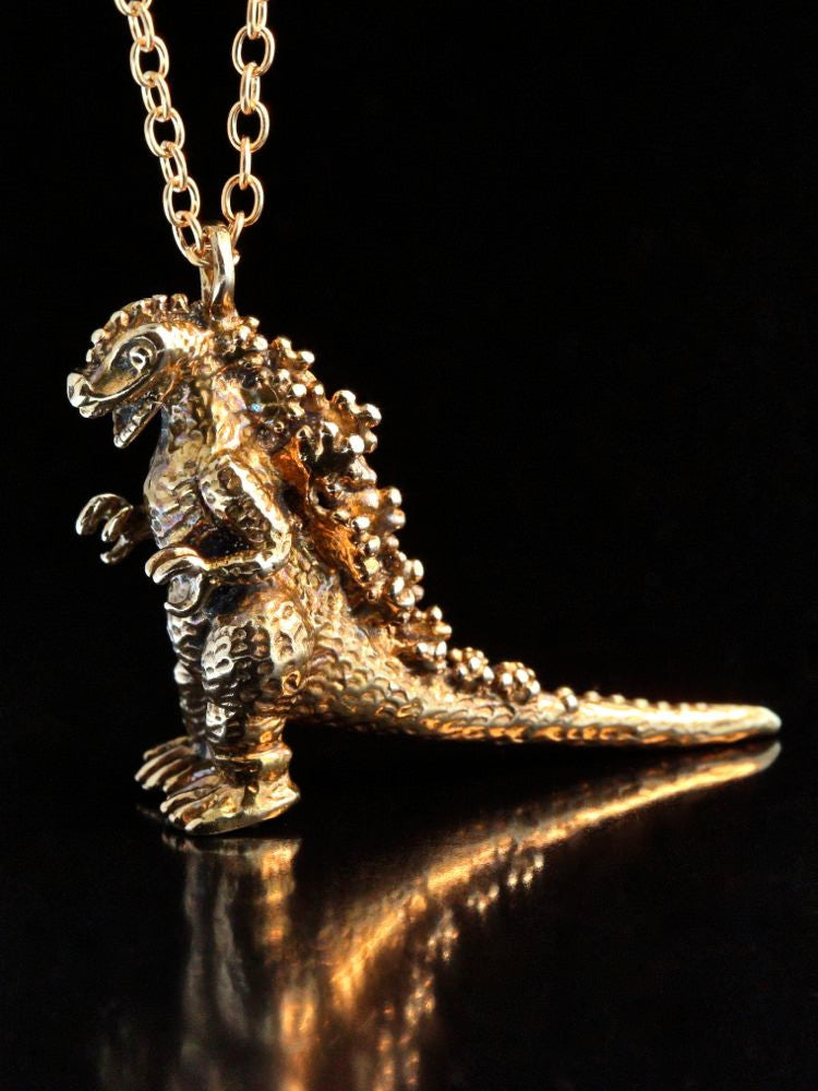 Bronze Godzilla Pendant