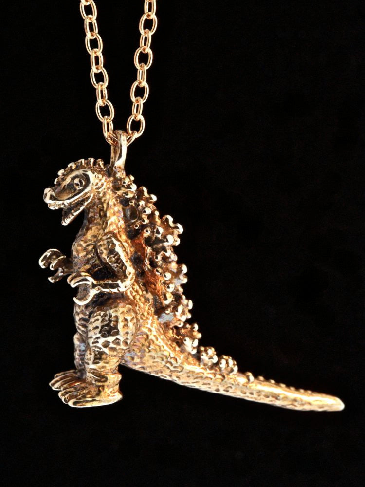 Bronze Godzilla Pendant