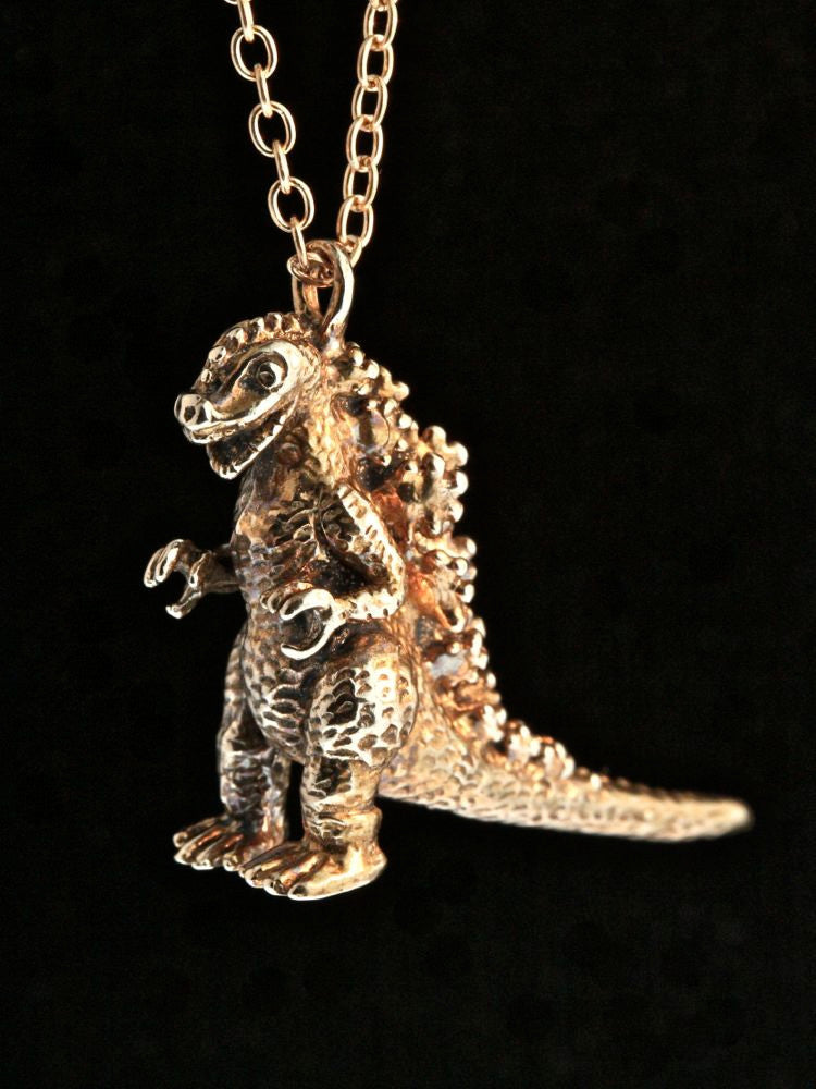 Bronze Godzilla Pendant