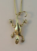 Lizard Charm 14K Gold