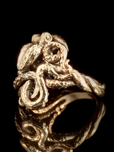 Octopus Ring - 14K Gold