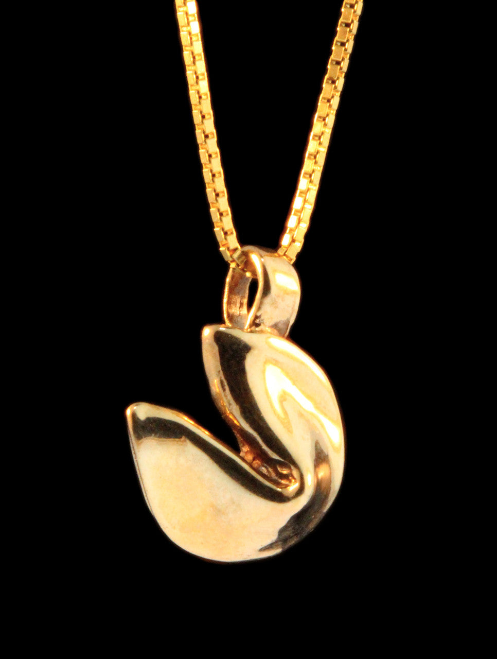 Gold Fortune Cookie Charm