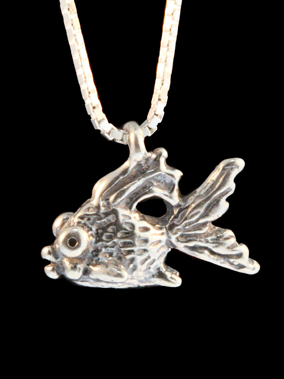 Goldfish Charm - Silver