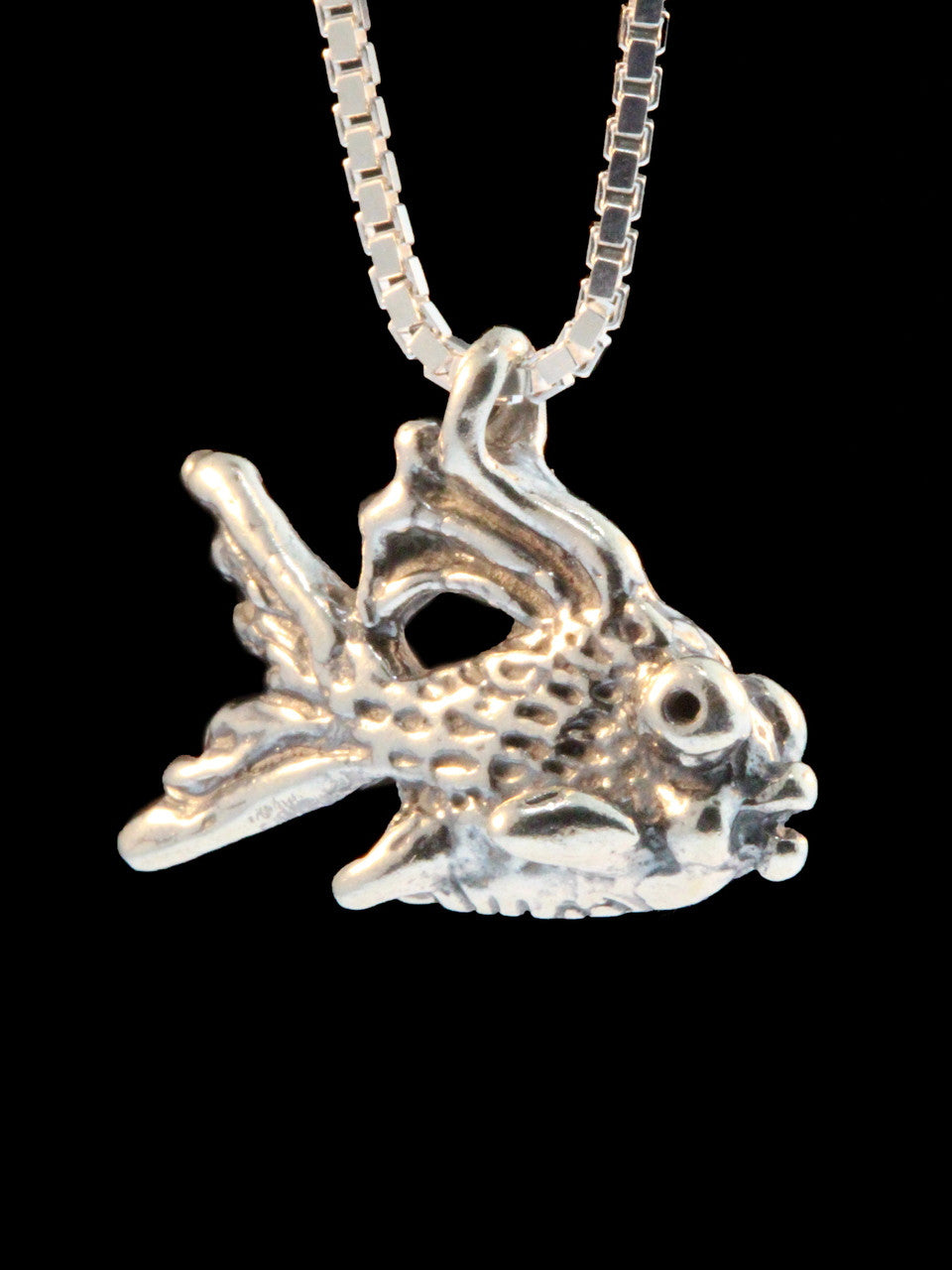 Goldfish Charm - Silver