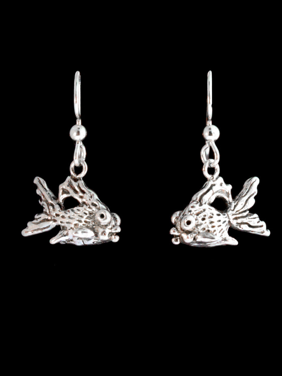 Goldfish Earrings - Sterling Silver