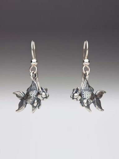 Sea Life - Catfish Earrings - Sterling Silver