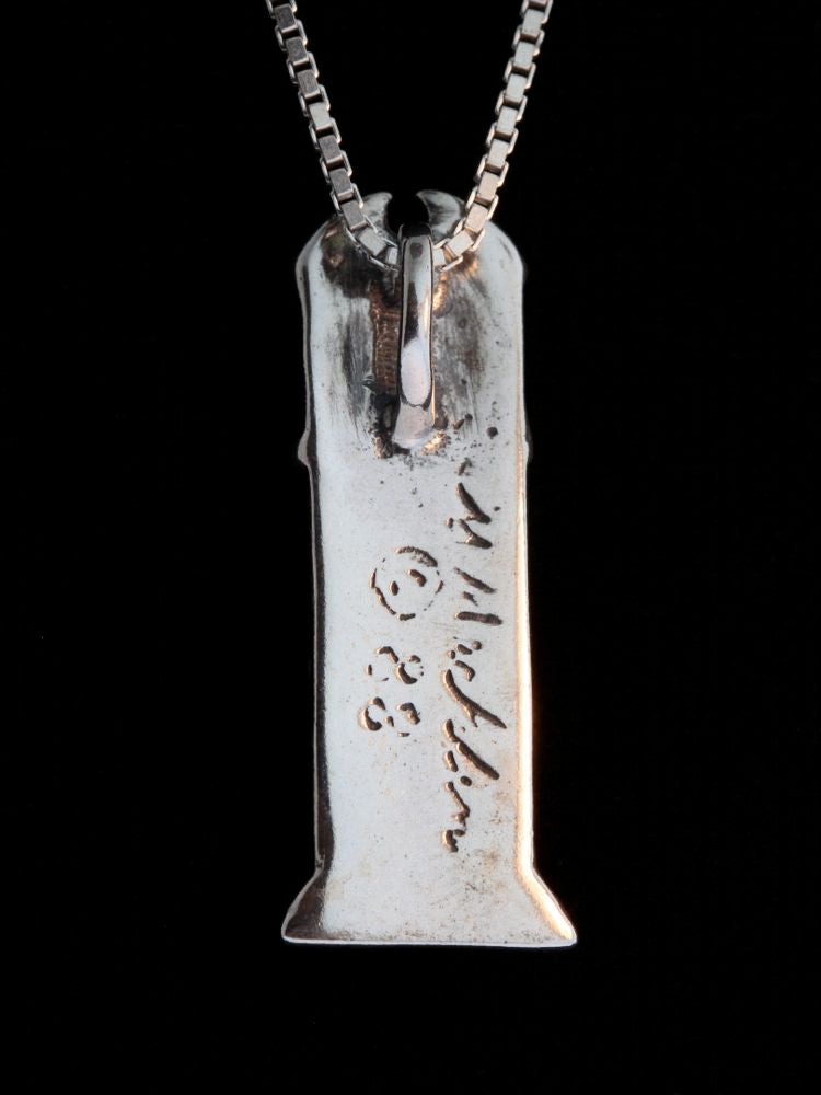 Mother Goose - Grandfather's Clock and Mouse Charm - Sterling Silver
