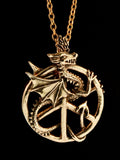 Guardian of Peace Dragon Amulet - Bronze