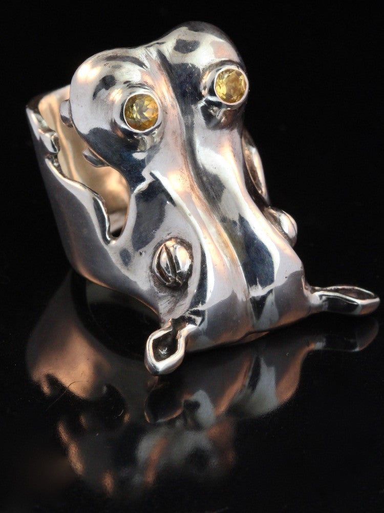 Henrietta Hippo Ring With Citrine