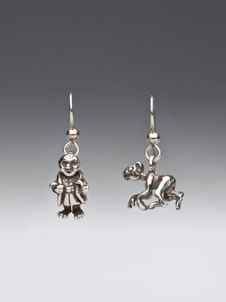 Gollum and Hobbit Earrings