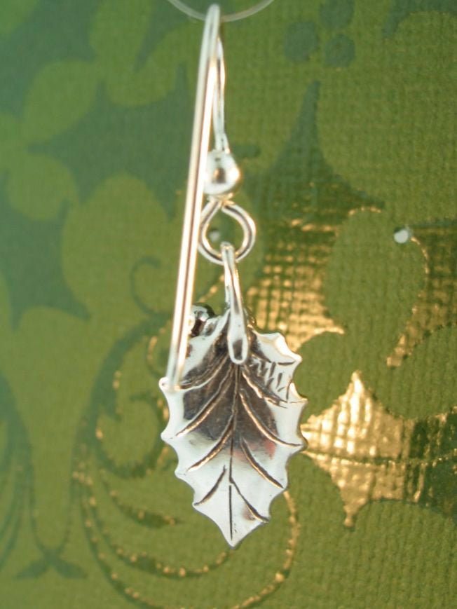 Holly Leaf Earrings