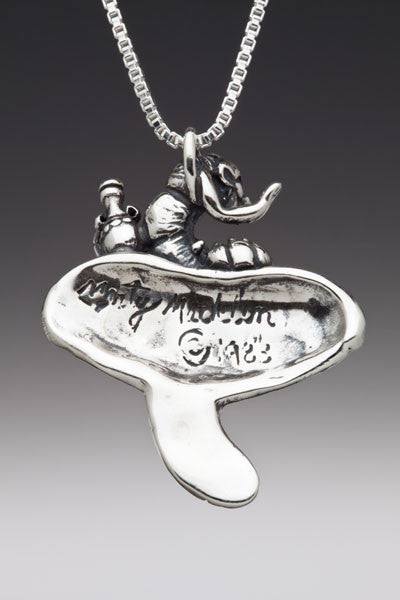 Hookah the Smoking Caterpillar in Silver