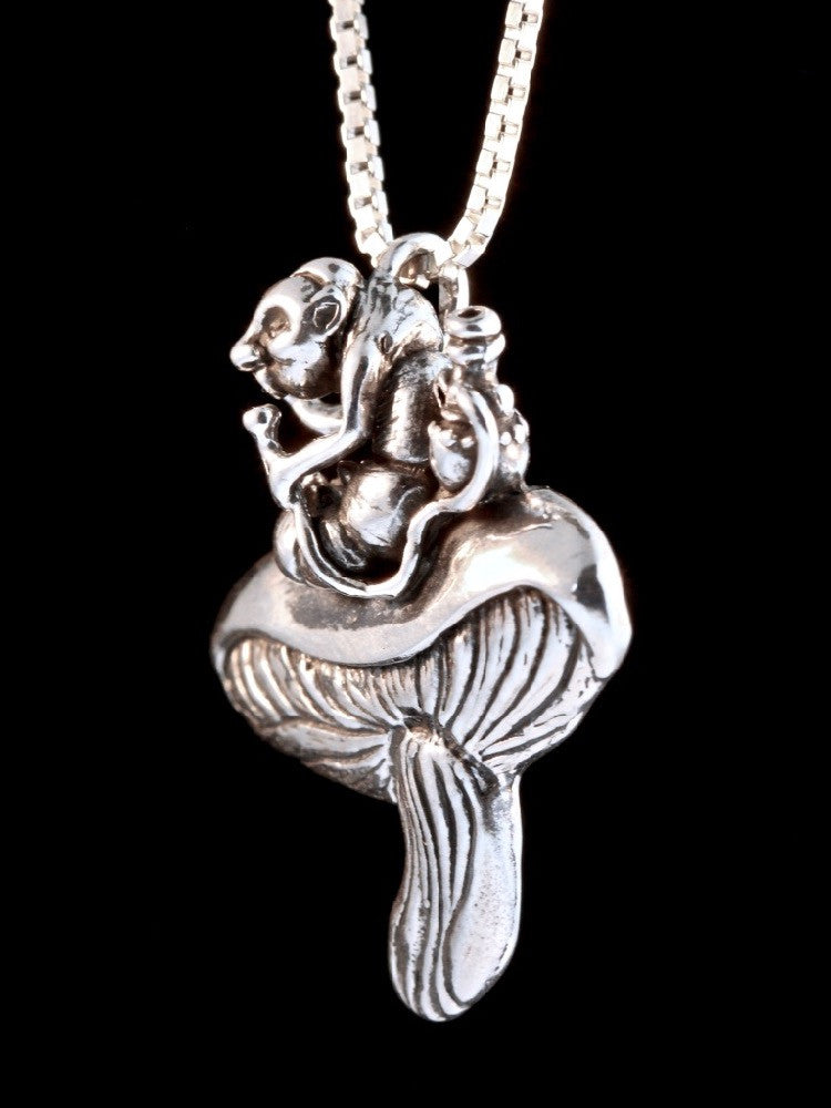 Hookah the Smoking Caterpillar in Silver