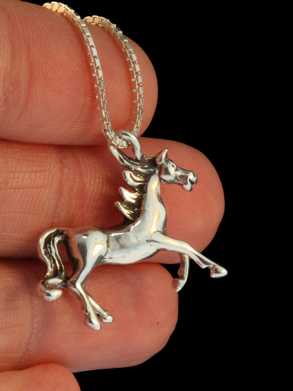 Horse Charm - Silver