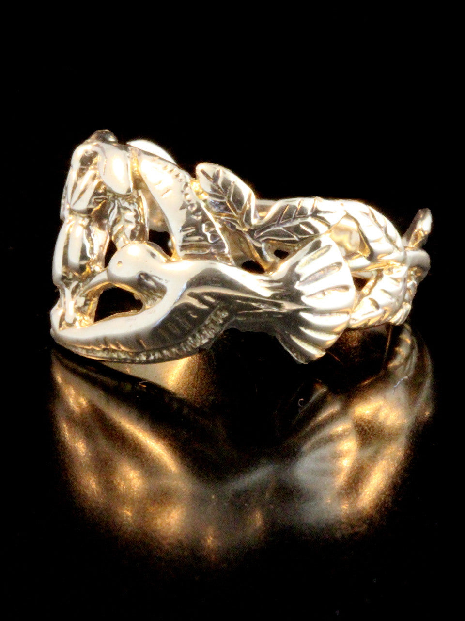 Hummingbird Ring - 14k Gold
