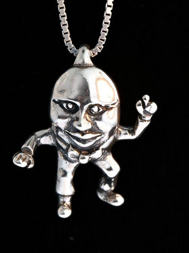 Mother Goose - Humpty Dumpty Charm - Sterling Silver