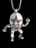 Mother Goose - Humpty Dumpty Charm - Sterling Silver