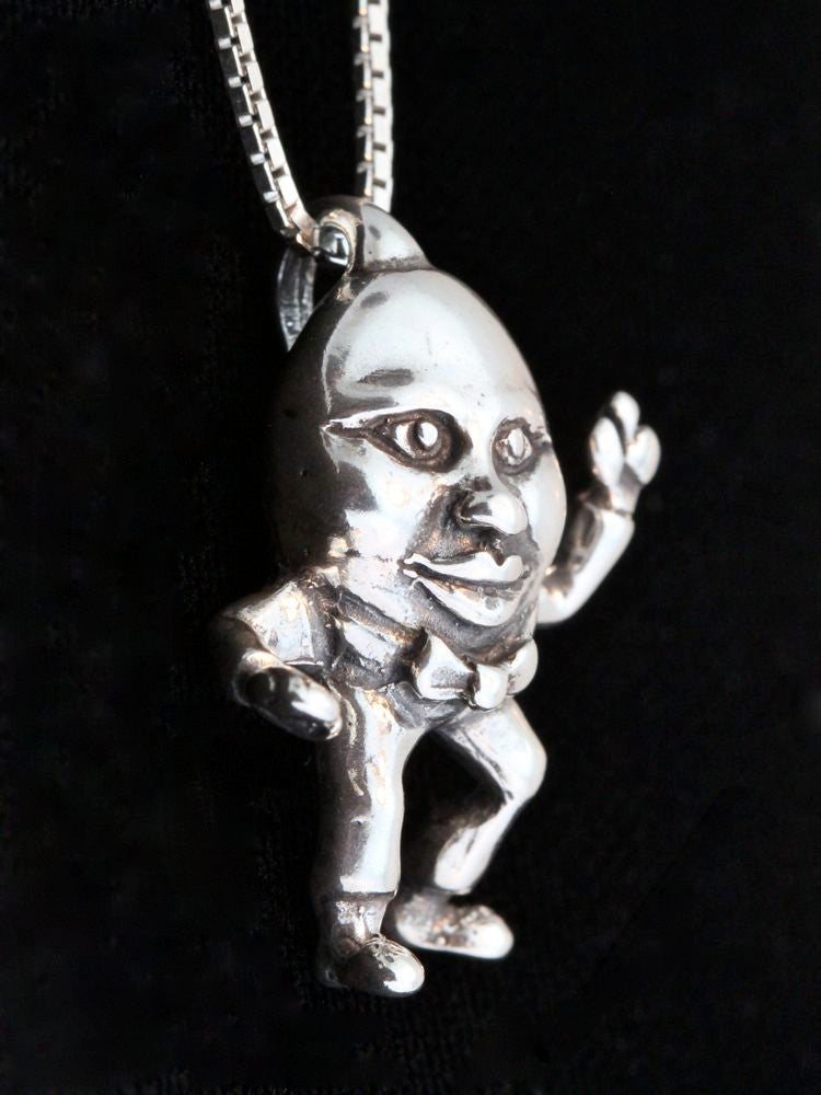Mother Goose - Humpty Dumpty Charm - Sterling Silver