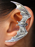 Bat Ear Wrap Cuff - Sterling Silver