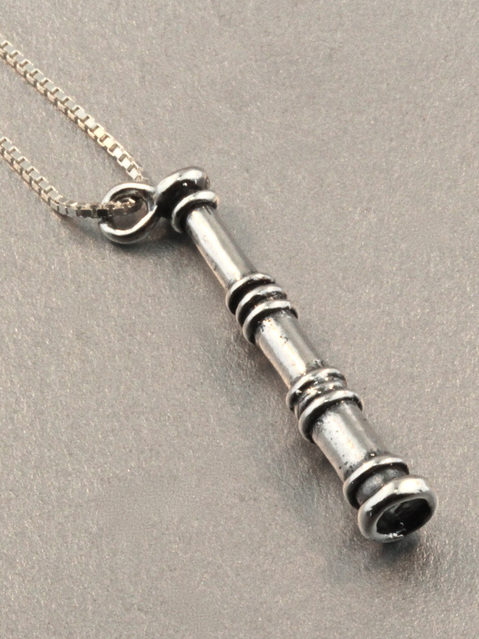 Spyglass Charm - Silver