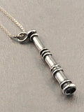 Pirate Spyglass Charm - Silver