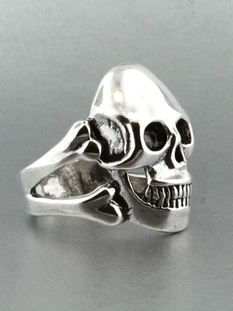 Large Skull Ring - Silver
