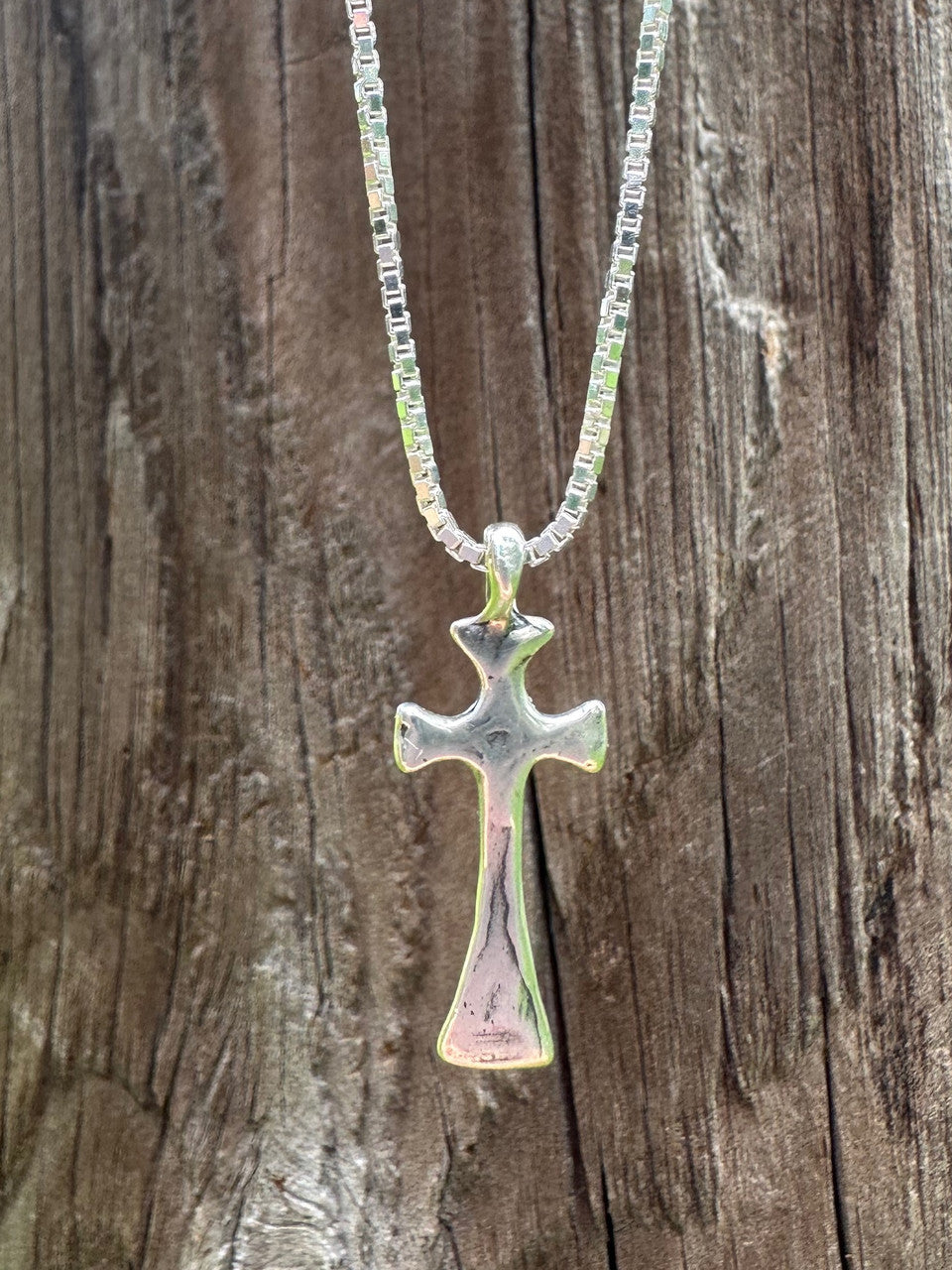 Holy Cross Charm - Silver
