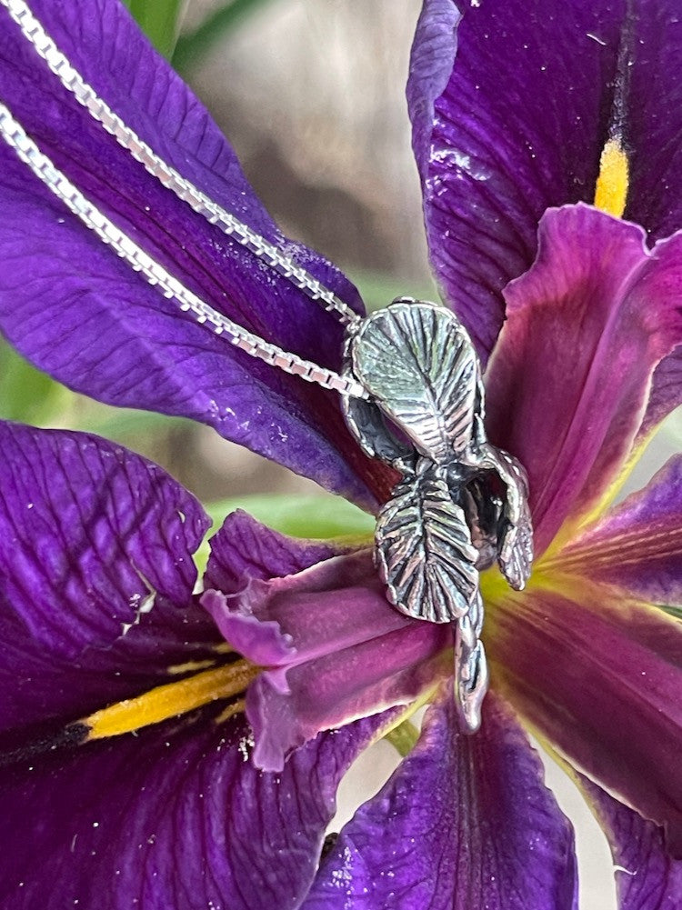 Iris Pendant - Silver