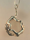 Lovers Orb Pendant - Sterling Silver