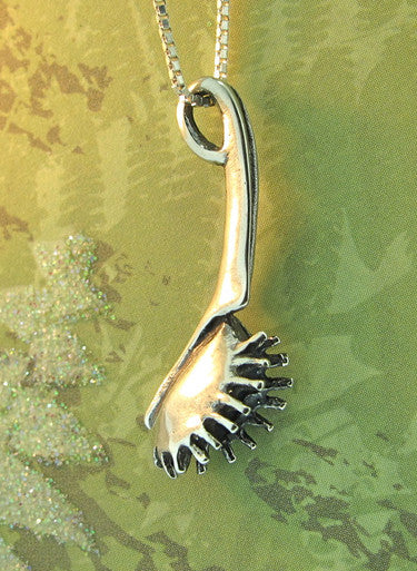 Small Venus Flytrap Charm - Sterling Silver