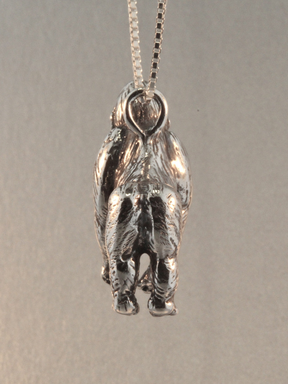 Gorilla Pendant - Silver