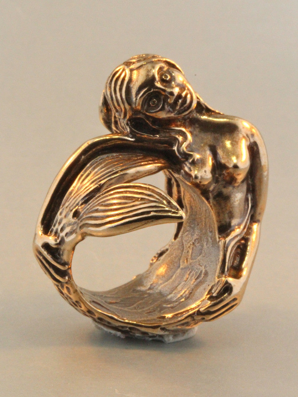 Siren's Song Mermaid Ring - Bronze