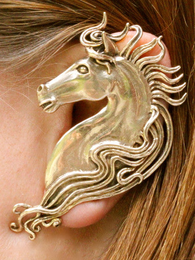 Spirit Horse Ear Wrap - Bronze