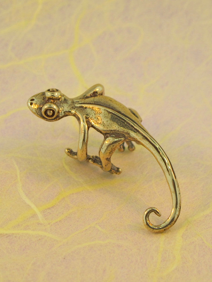 Gecko Ear Climber Cuff - Bronze