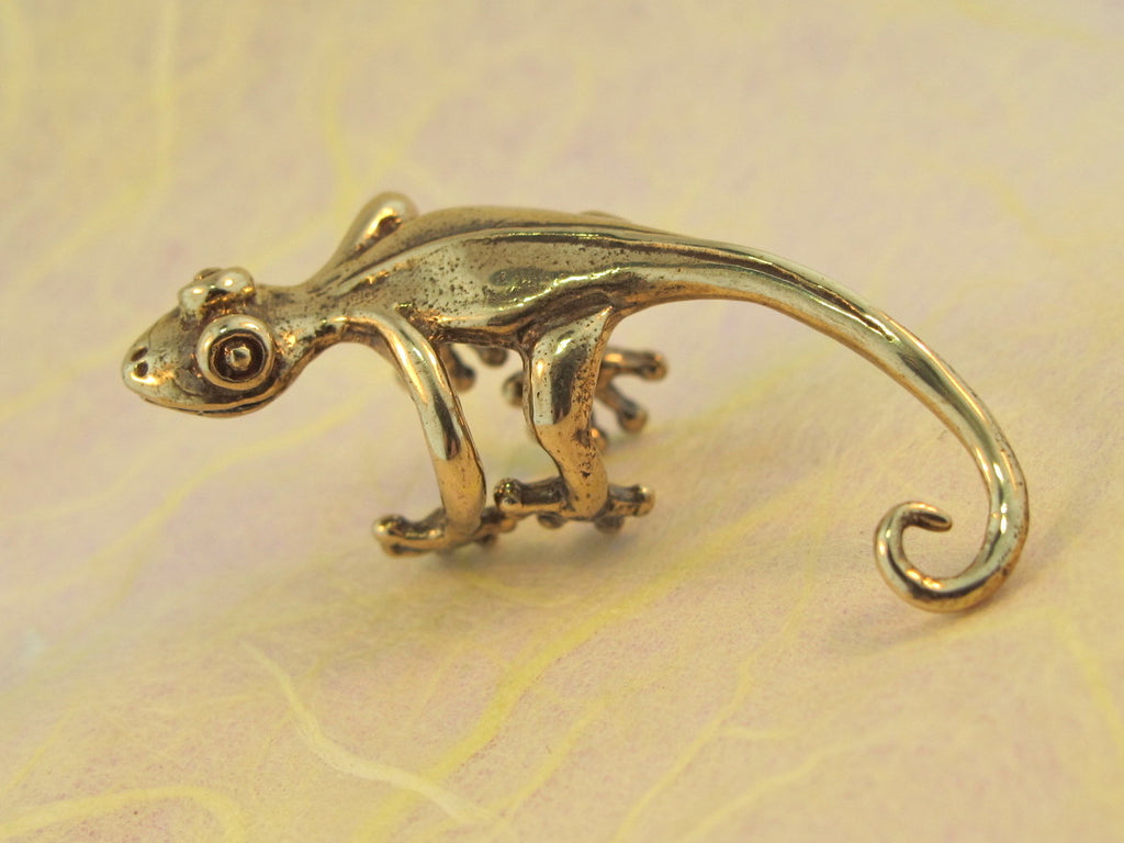 Gecko Ear Climber Cuff - Bronze