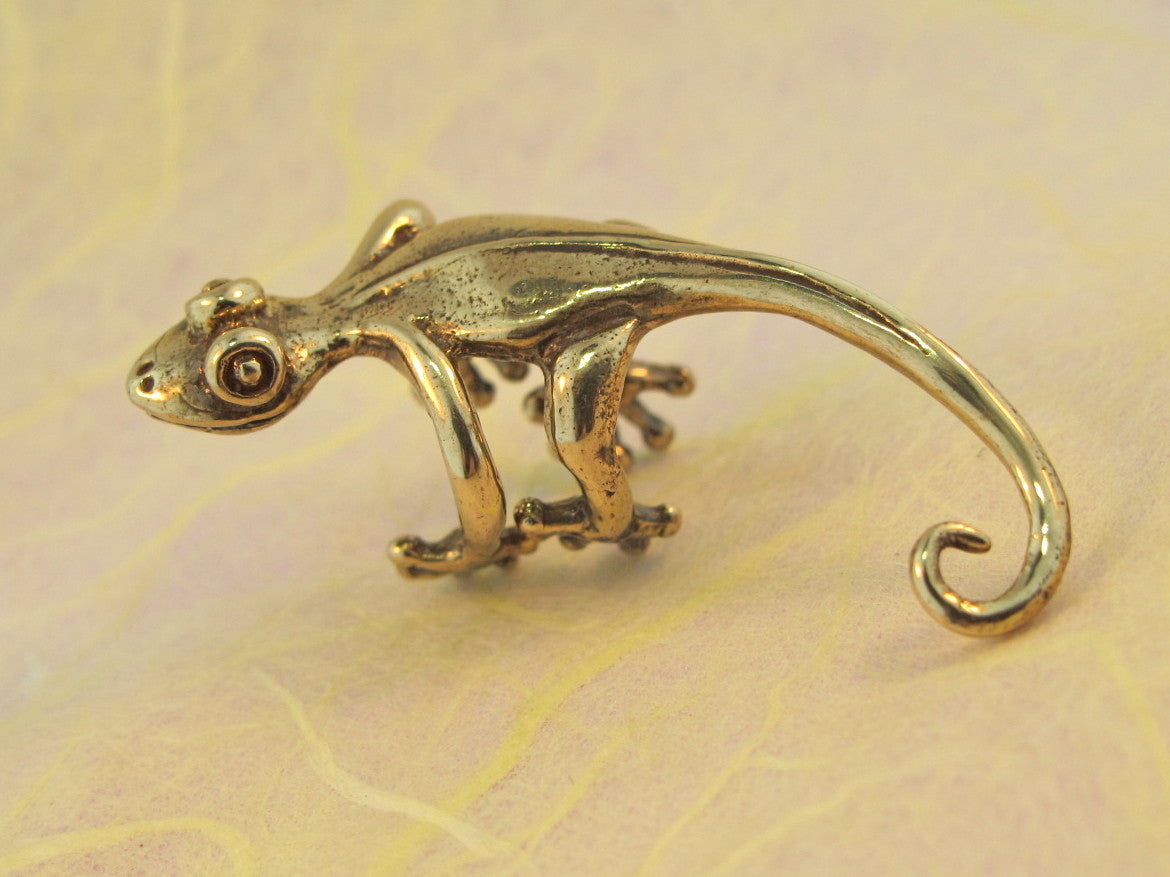 Gecko Ear Climber Cuff - Bronze